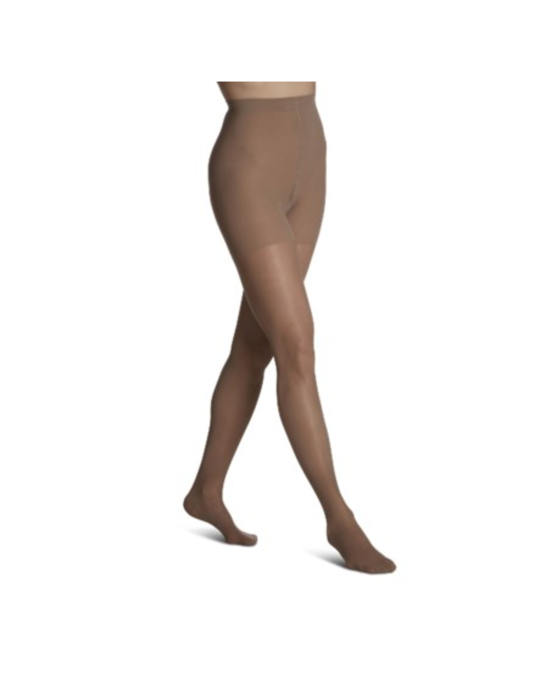 Sigvaris Well Being Sheer Fashion 120 Women’s 15–20mmHg Pantyhose Closed Toe Taupe Pantyhose A