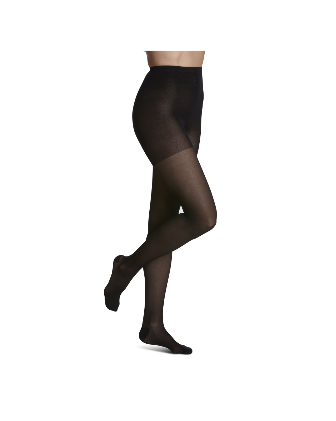 Sigvaris Style Sheer 780 Women's 30-40mmHg Pantyhose Closed Toe Black MS