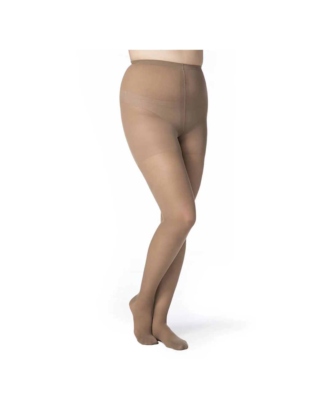 Sigvaris Style Sheer 780 Women's 30-40mmHg Pantyhose Closed Toe Café MS