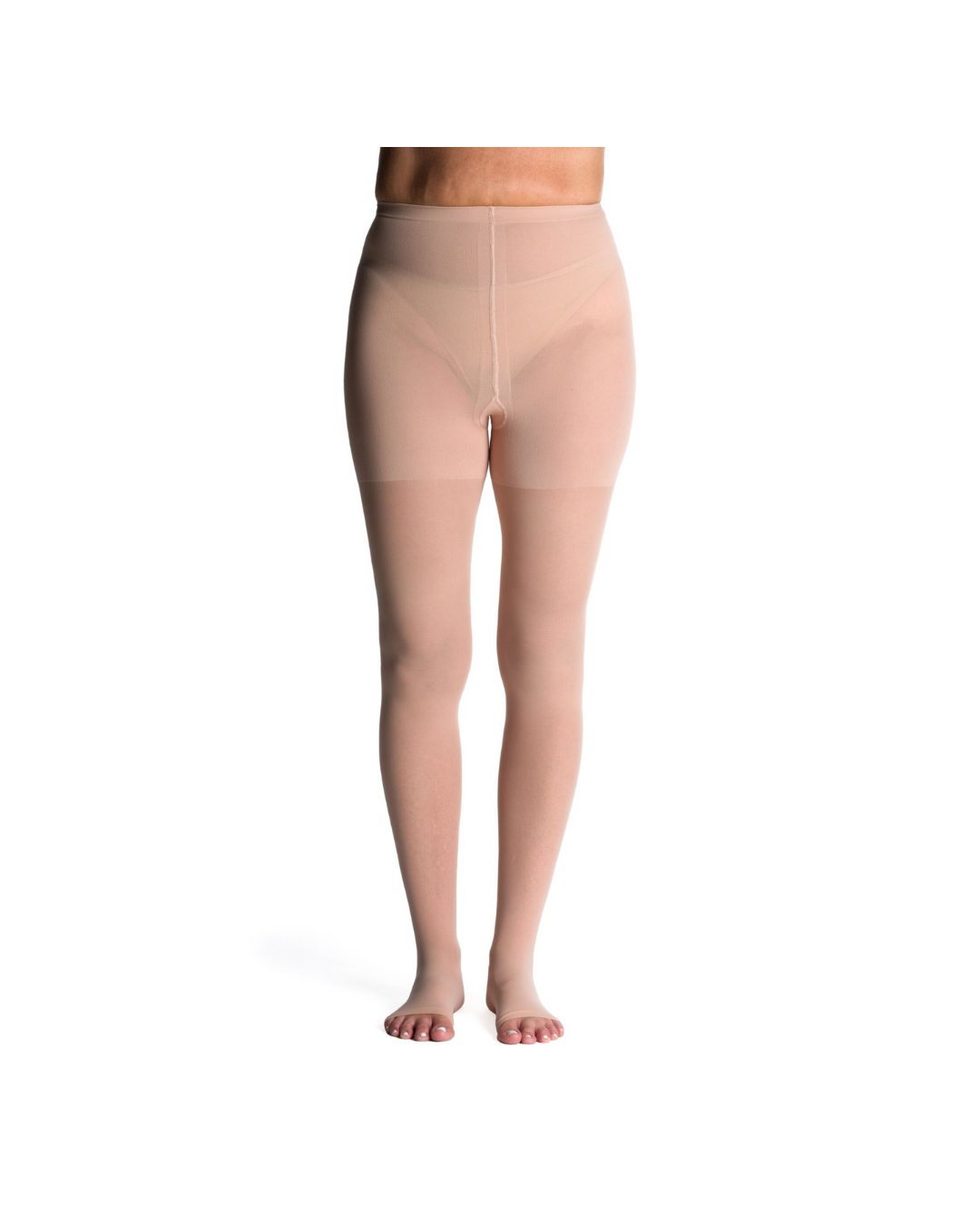 Sigvaris Style Sheer 780 30-40mmHg Pantyhose Open Toe Golden (Suntan) MS