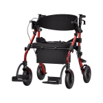 Vocic  Z59 Bariatric 2 In 1 Rollator- Transport Chair Walker