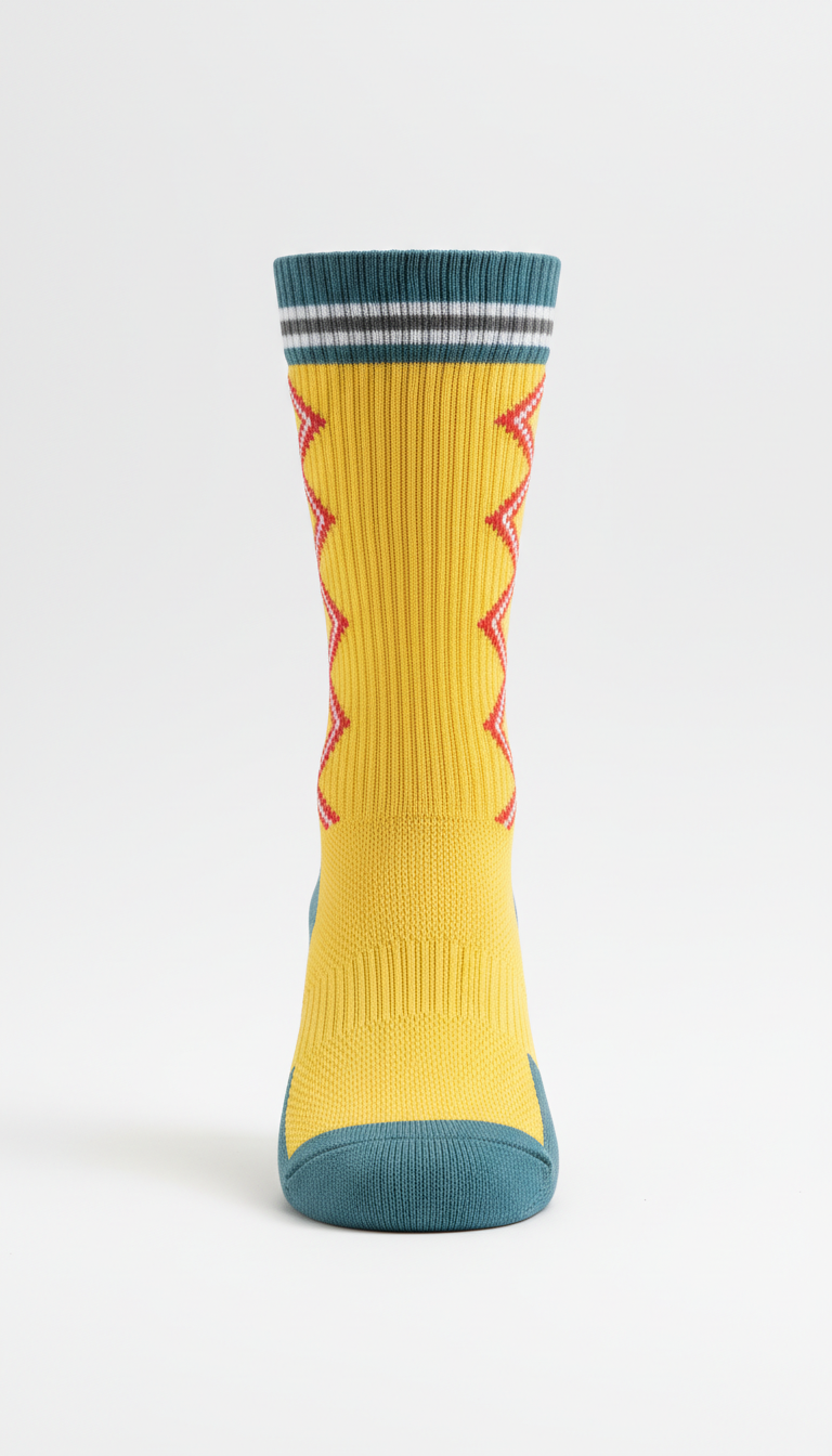 Momentum Yellow Compression Sock