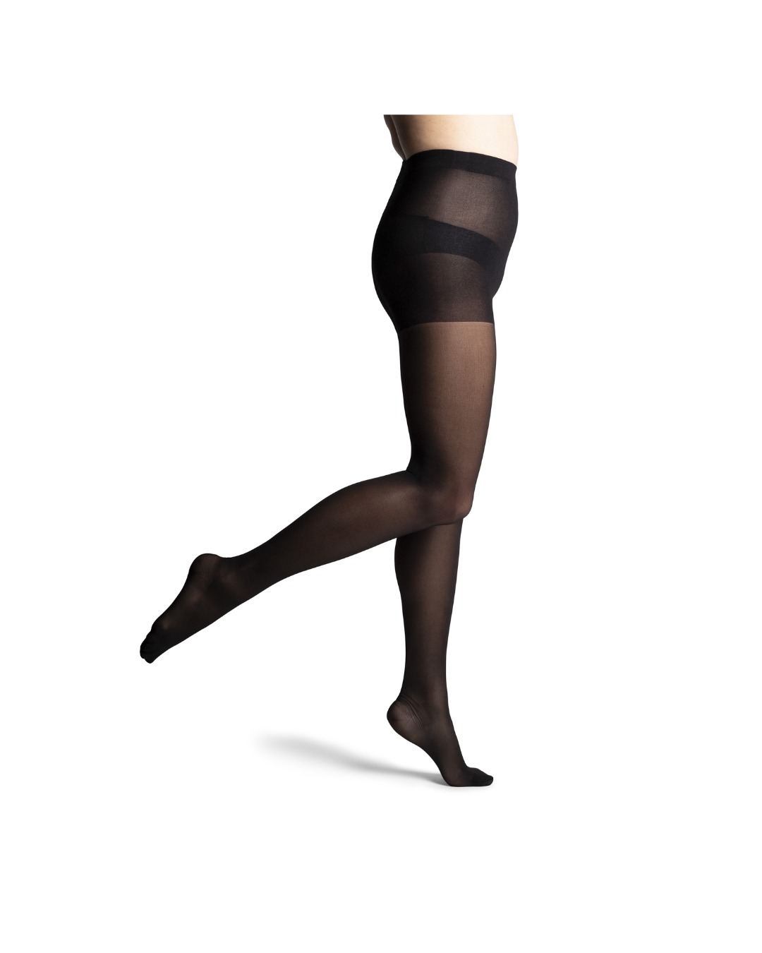 Sigvaris Dynaven 980 Sheer Women's 15–20mmHg Pantyhose Closed Toe Black MS