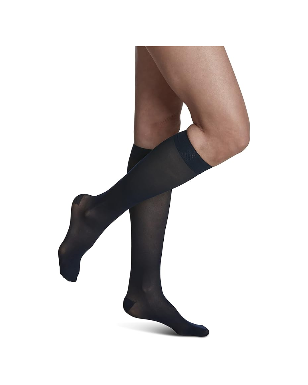 Sigvaris Style Sheer 780 Women's 30-40mmHg Calf Closed Toe Dark Navy SL