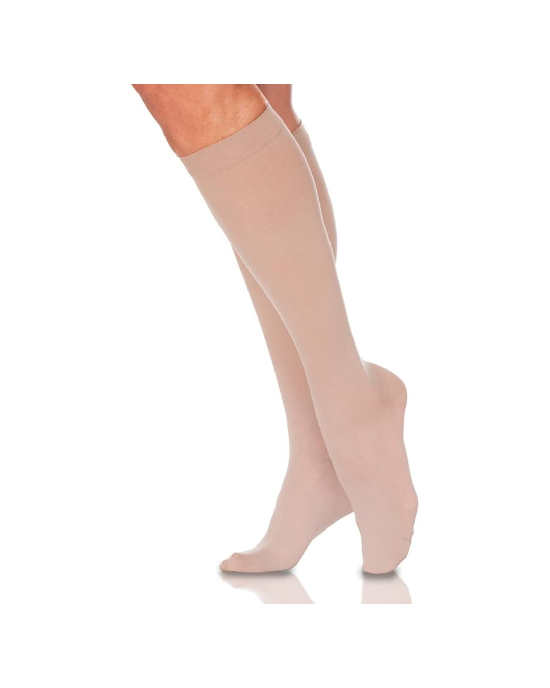 Sigvaris Style Sheer 780 Women's 30-40mmHg Calf Closed Toe Honey (Natural) SL