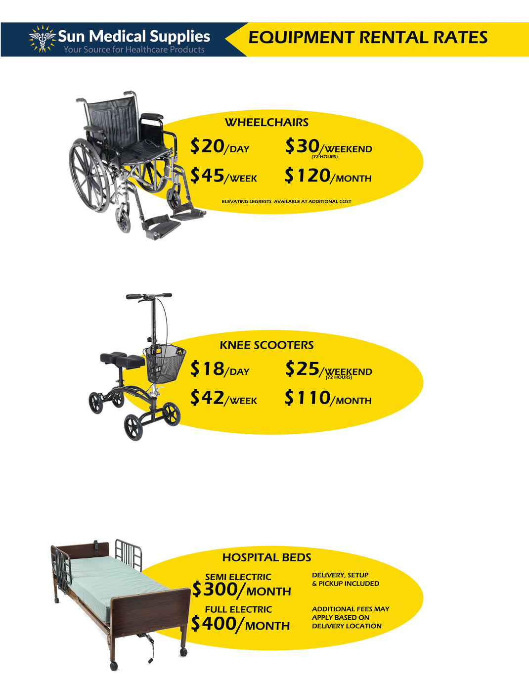 Rentals Sun Medical Supplies
