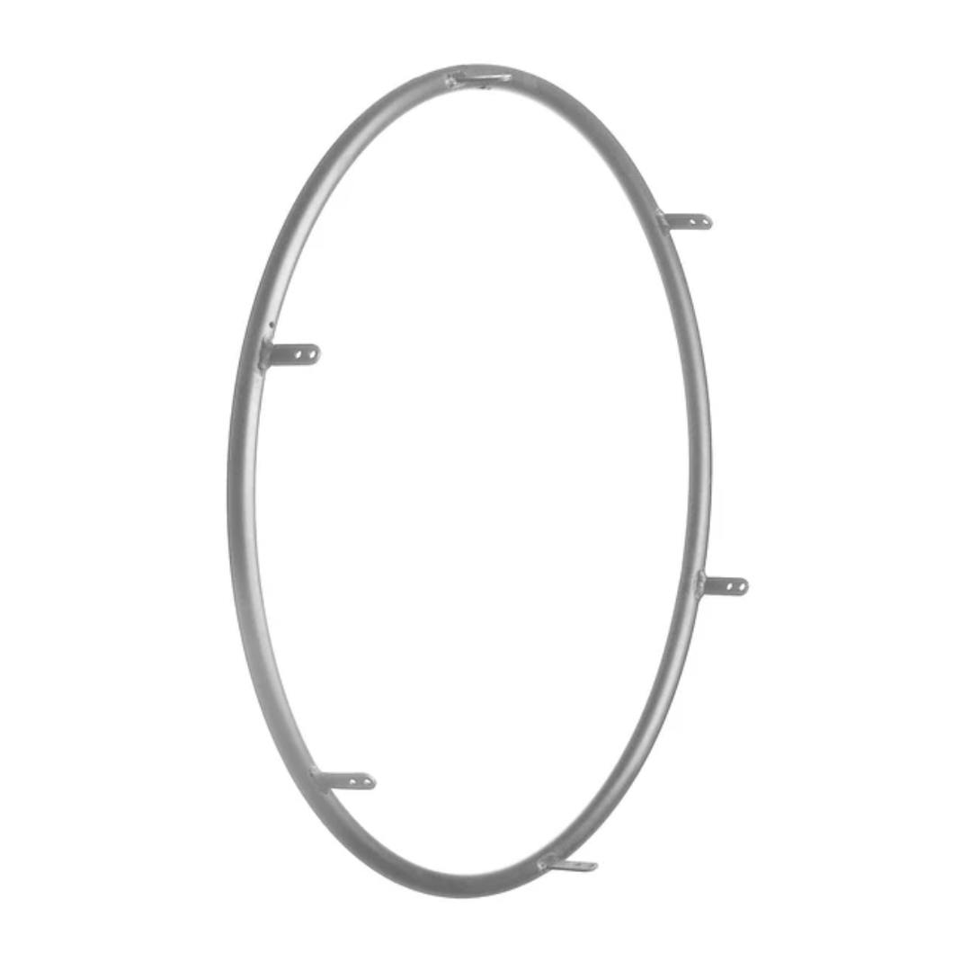 Rolko 24" Pushrim Silver Anodized Aluminum