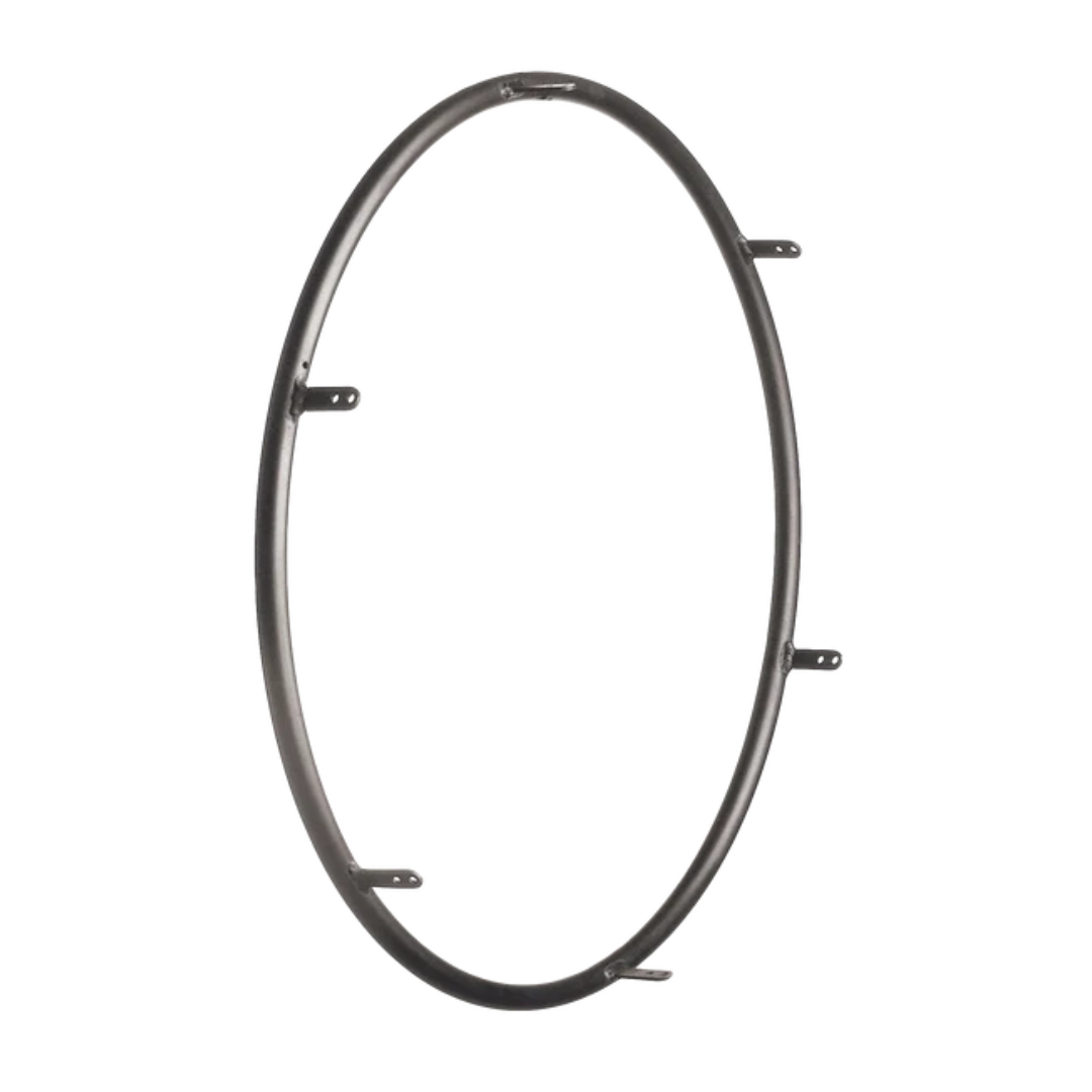 Rolko 24" Pushrim Black Anodized Aluminum