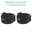 SUP1083BLK Tennis Elbow Straps