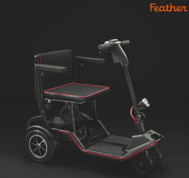 FEATHER SCOOTER - LIGHTEST ELECTRIC SCOOTER 37 LBS.