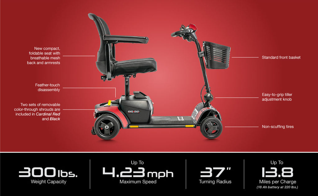 Pride Go Go Elite Traveller® 2 4-Wheel