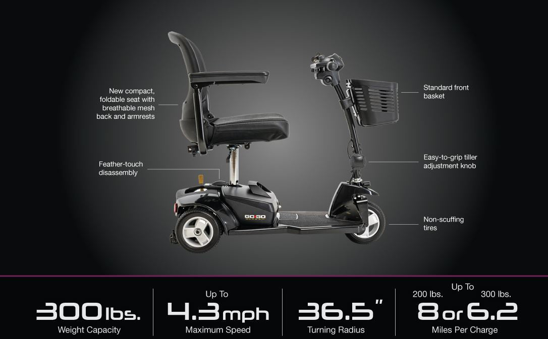 Pride Go Go® Ultra X 3-Wheel